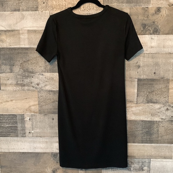 White House Black Market Black Dress With Tie Front - Picture 15 of 16